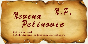 Nevena Pelinović vizit kartica